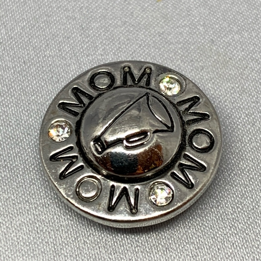 💗Cheer Mom - Ginger Snaps & Co. Snap Button Charm